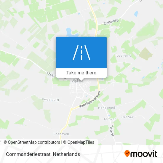 Commanderiestraat map