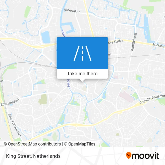 Koningstraat map