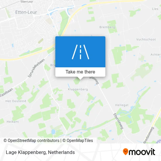 Lage Klappenberg map