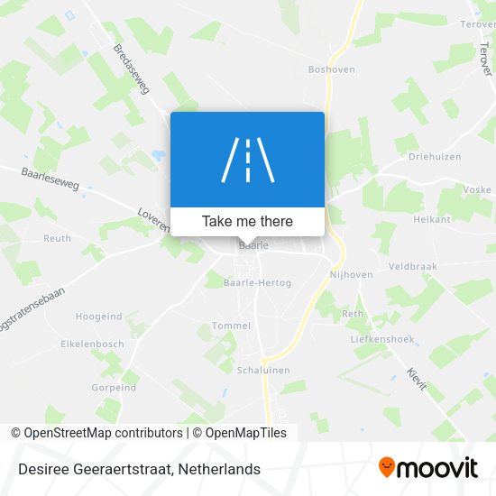 Desiree Geeraertstraat map