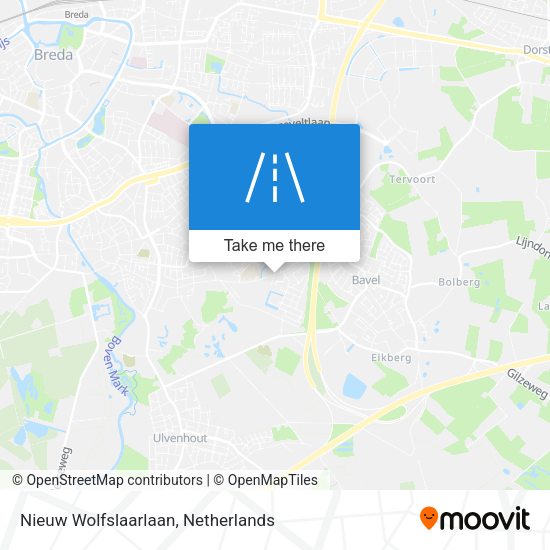 Nieuw Wolfslaarlaan map