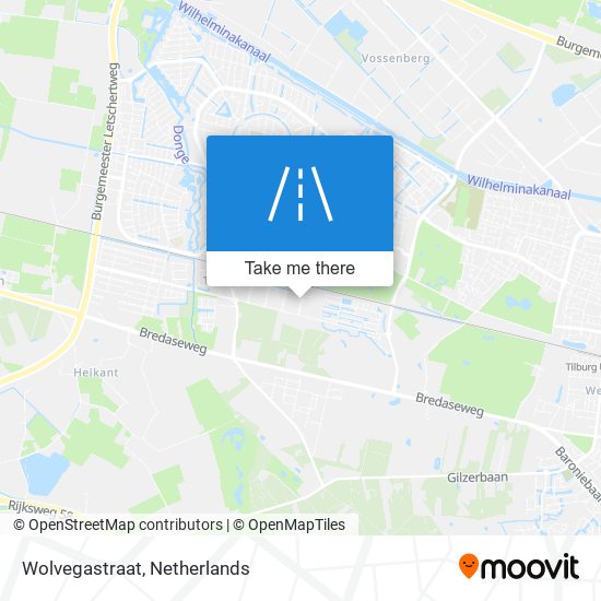 Wolvegastraat map