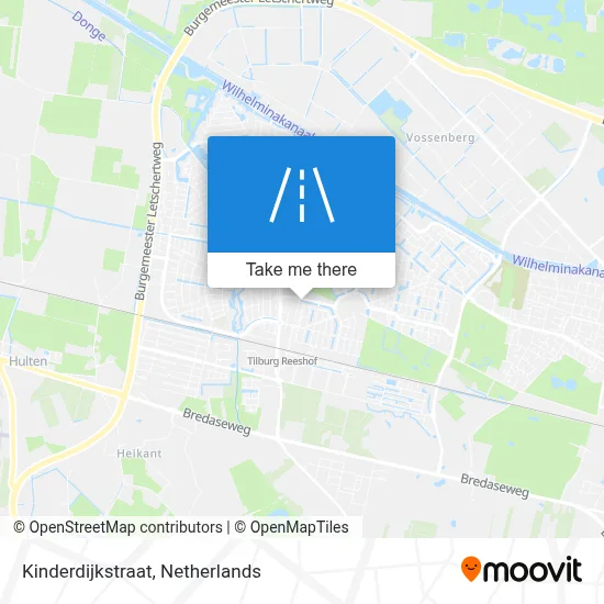 Kinderdijkstraat map