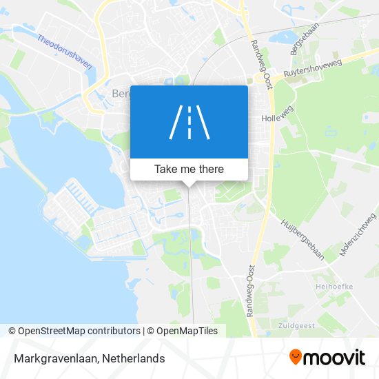 Markgravenlaan map