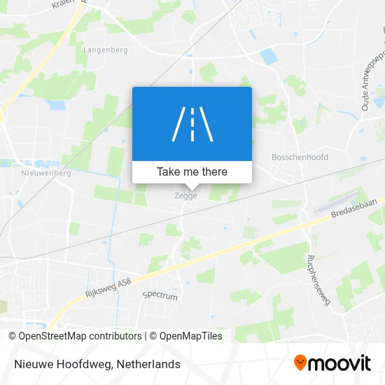 Nieuwe Hoofdweg map