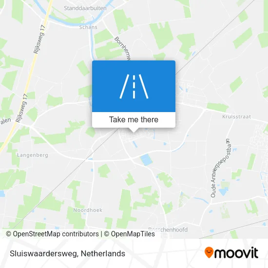 Sluiswaardersweg map