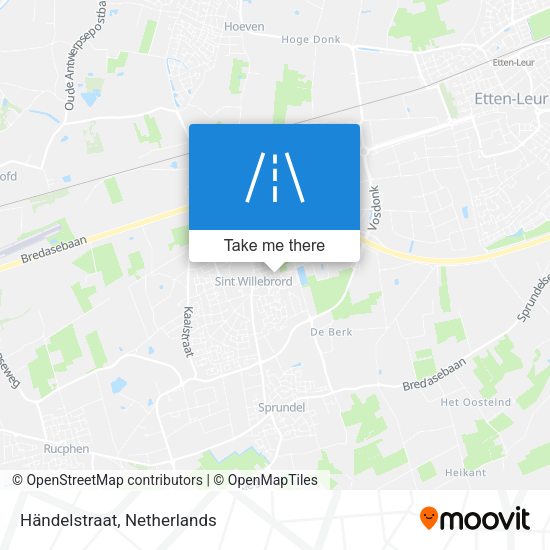 Händelstraat map