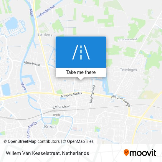 Willem Van Kesselstraat map