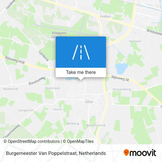 Burgemeester Van Poppelstraat map