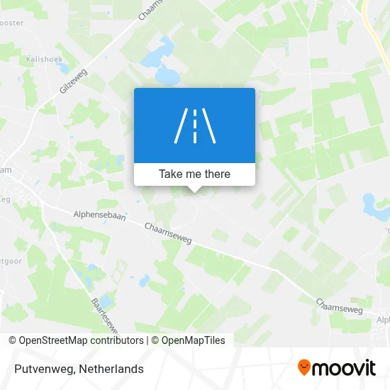 Putvenweg map