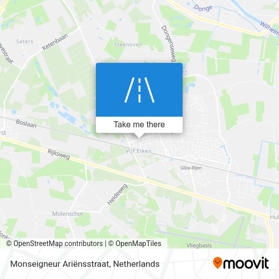 Monseigneur Ariënsstraat map