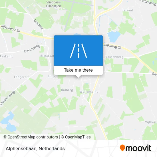 Alphensebaan map