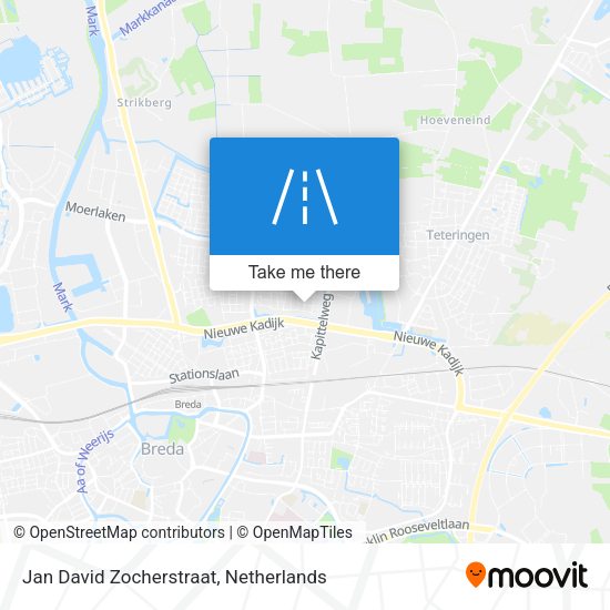 Jan David Zocherstraat map