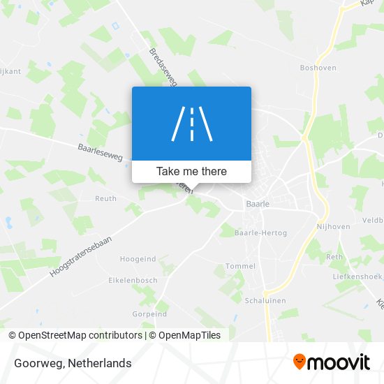 Goorweg map