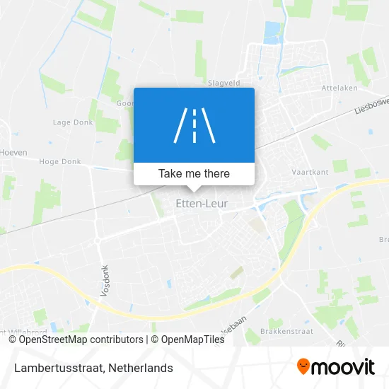 Lambertusstraat map