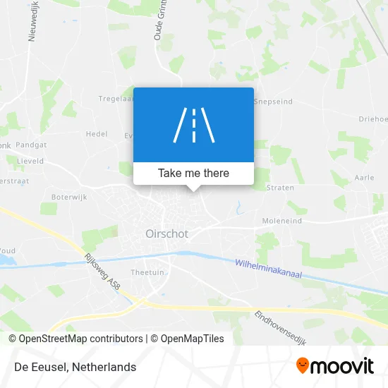 De Eeusel map
