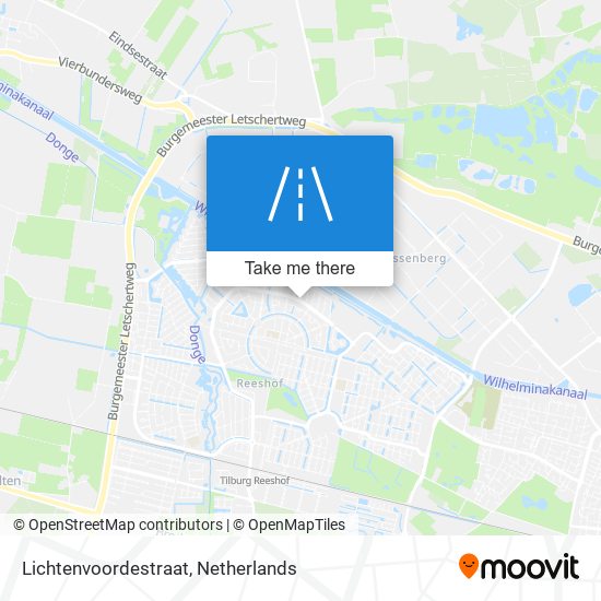 Lichtenvoordestraat map