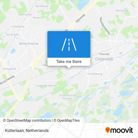 Küllerlaan map