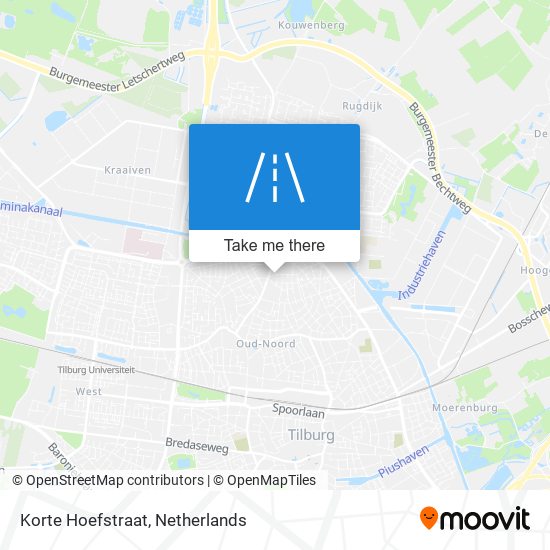 Korte Hoefstraat Karte