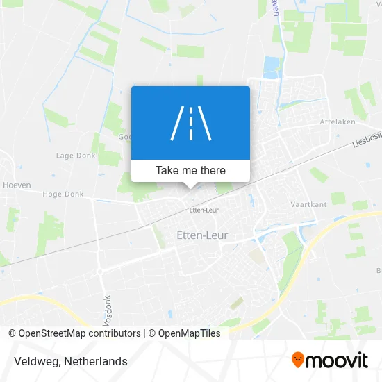 Veldweg map
