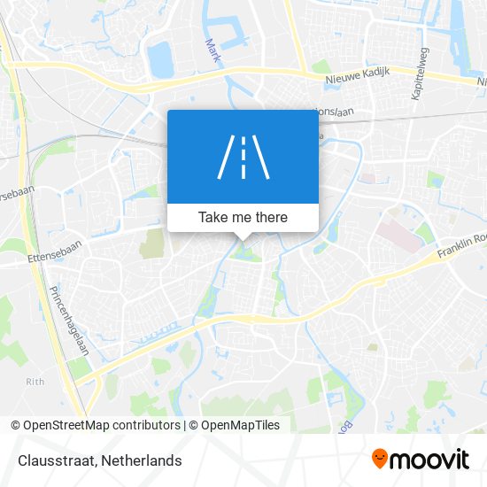 Clausstraat map