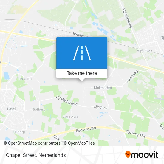 Kapelstraat map