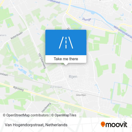 Van Hogendorpstraat map