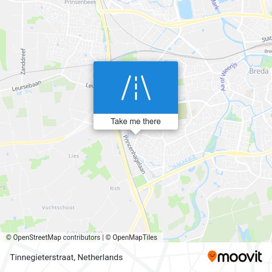 Tinnegieterstraat map
