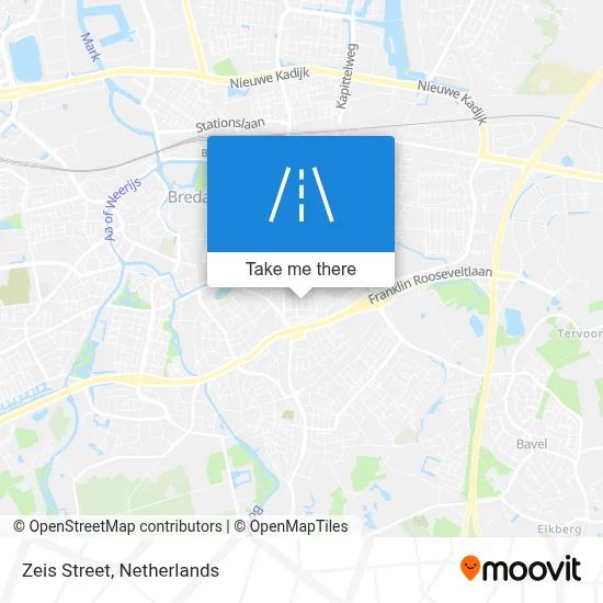 Zeisstraat map