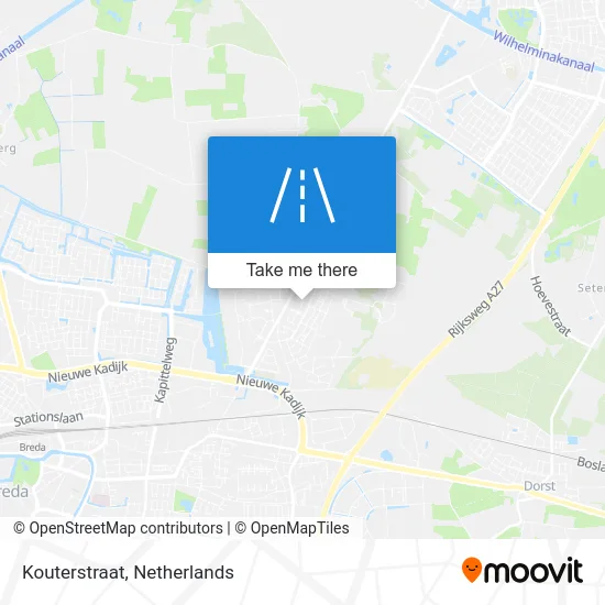 Kouterstraat map