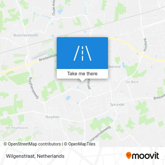 Wilgenstraat map