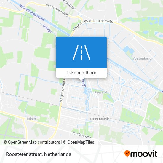 Roosterenstraat map