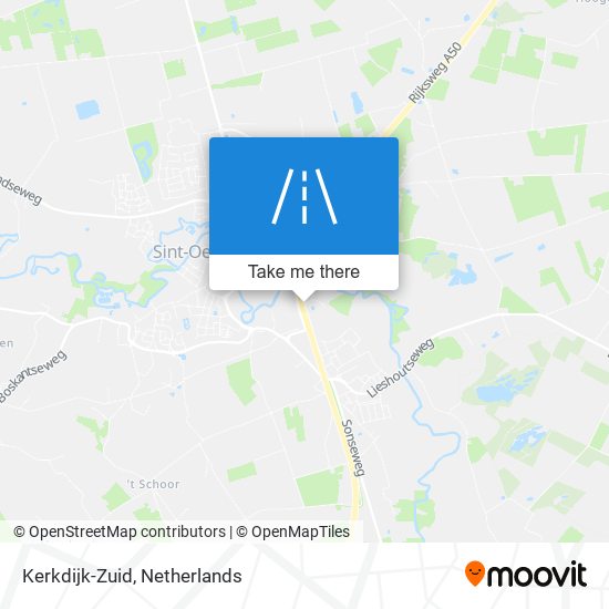 Kerkdijk-Zuid map