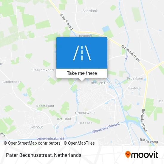 Pater Becanusstraat map