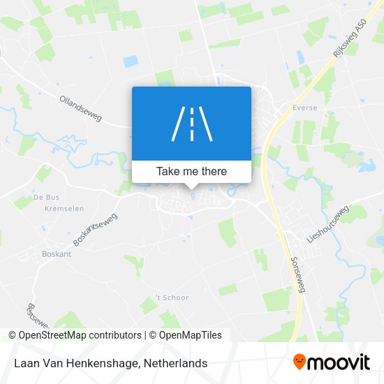 Laan Van Henkenshage map