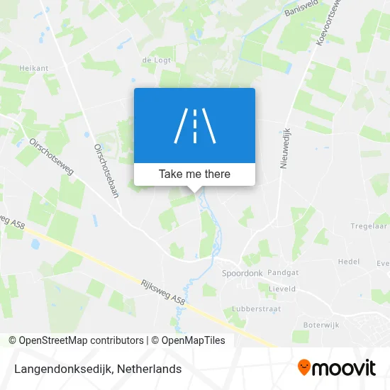 Langendonksedijk map