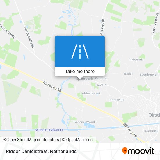 Ridder Daniëlstraat map