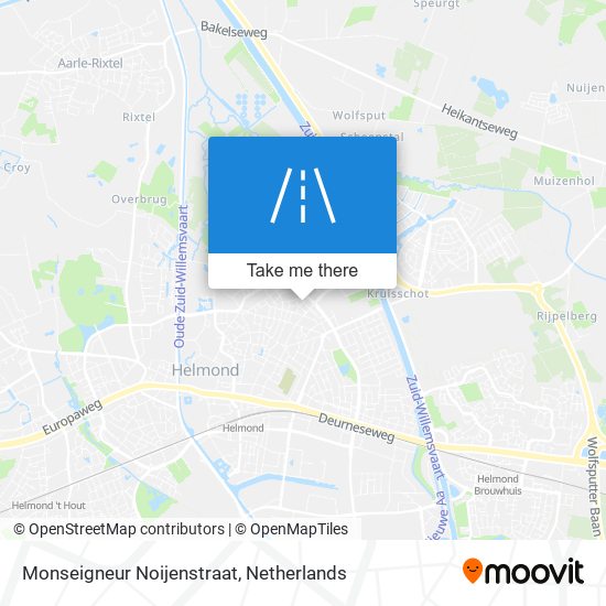 Monseigneur Noijenstraat Karte