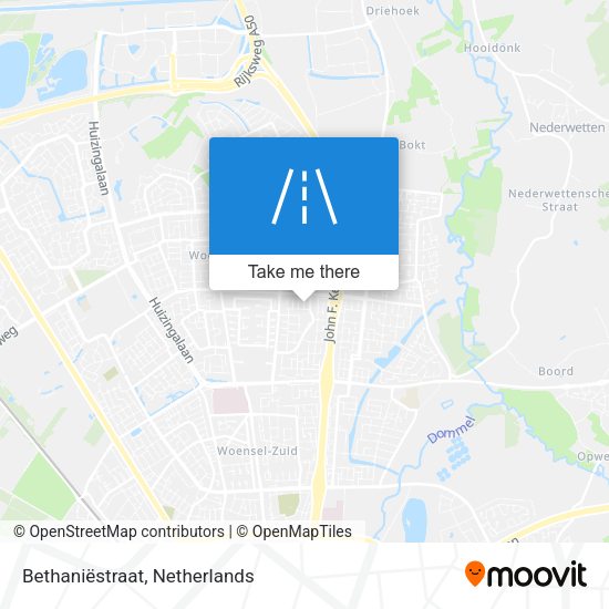Bethaniëstraat map