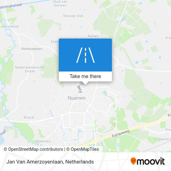 Jan Van Amerzoyenlaan map