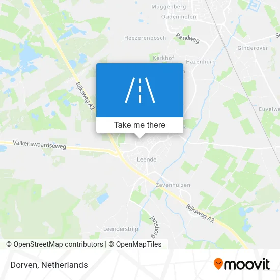 Dorven map