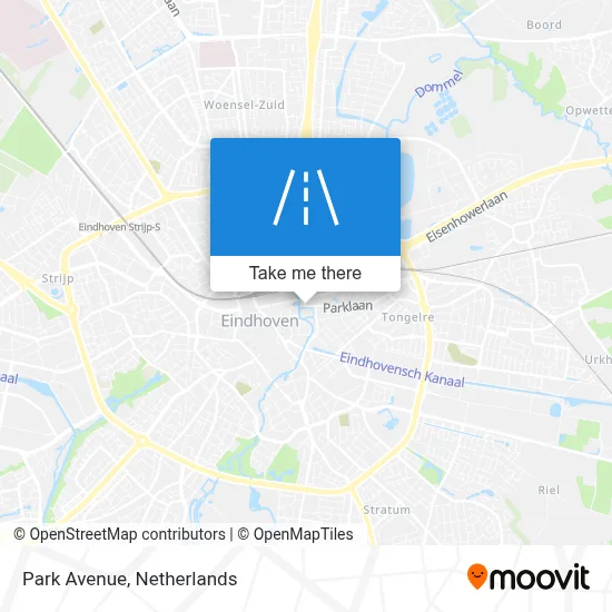 Parklaan map