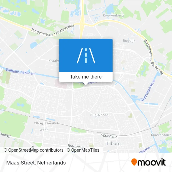 Maasstraat map