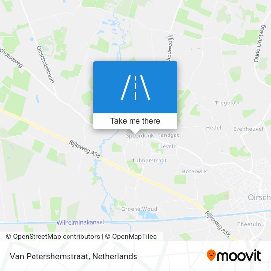 Van Petershemstraat map