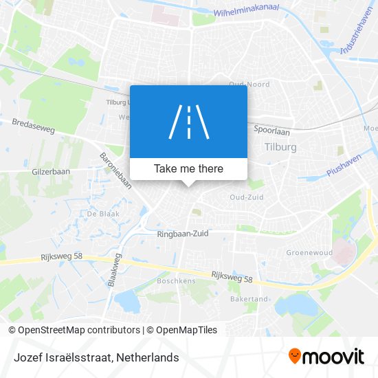 Jozef Israëlsstraat map