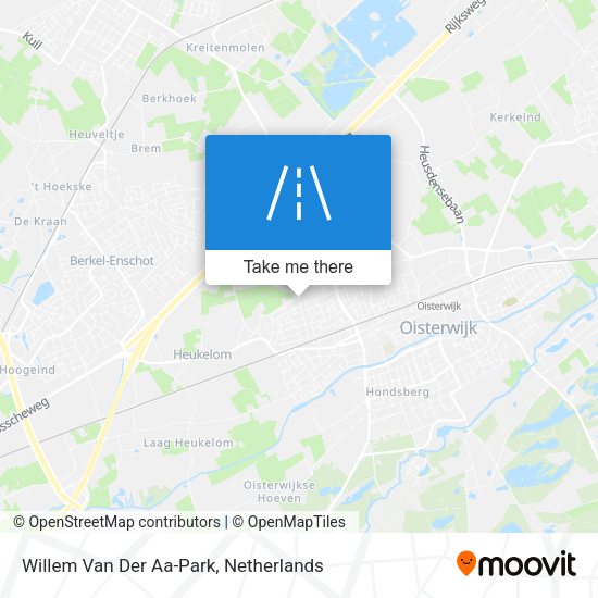 Willem Van Der Aa-Park map