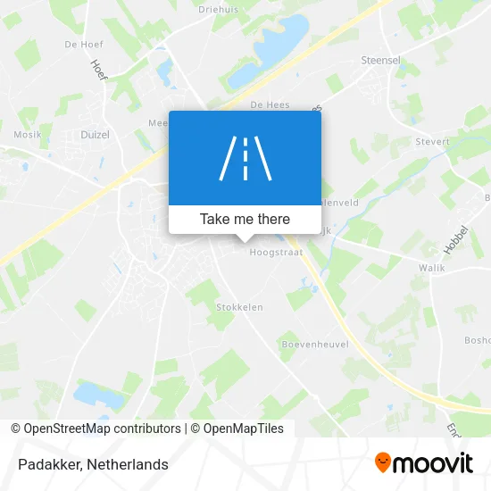 Padakker map