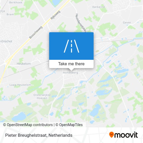 Pieter Breughelstraat map