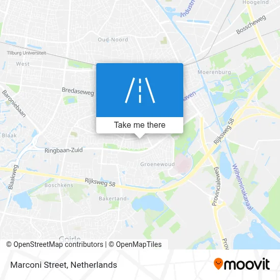 Marconistraat map
