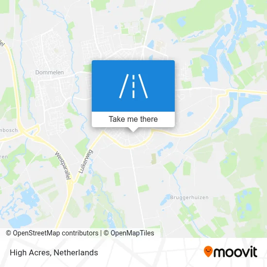 Hoge Akkers map